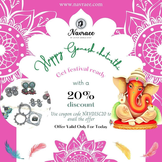 Ganesh Chaturthi Special Discount - Navraee By Jaipur Jewels Shop