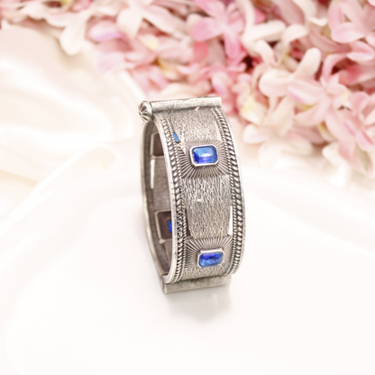 KIA-ANTIQUE SILVER LOOK ALIKE KADA-BLUE