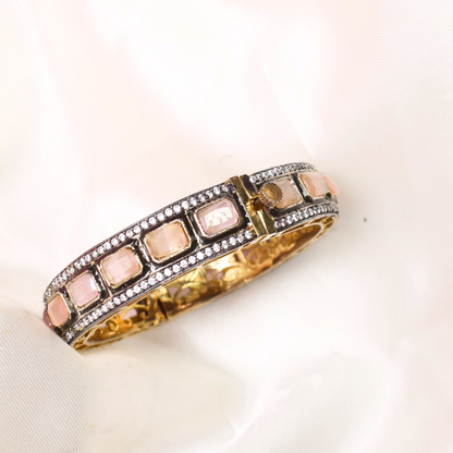 ZIRCON KADA GOLD PLATED-PEACH-SINGLE KADA