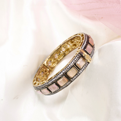 ZIRCON KADA GOLD PLATED-PEACH-SINGLE KADA