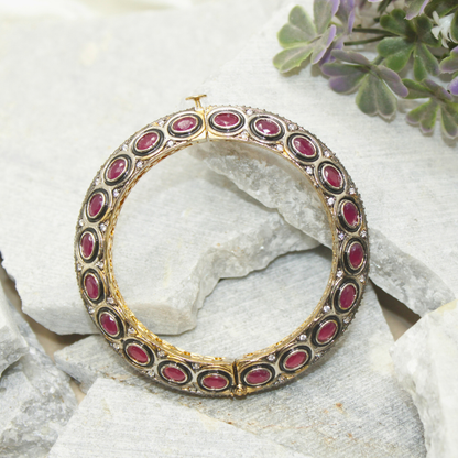 ZIRCON KADA GOLD PLATED-RED