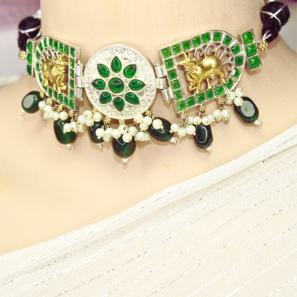 NANDI CHOKER-GREEN