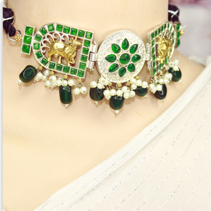 NANDI CHOKER-GREEN