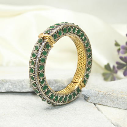 ZIRCON KADA GOLD PLATED-GREEN