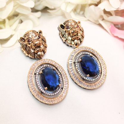 SABYASANCHI INSPIRED SINGLE STONE EARRING