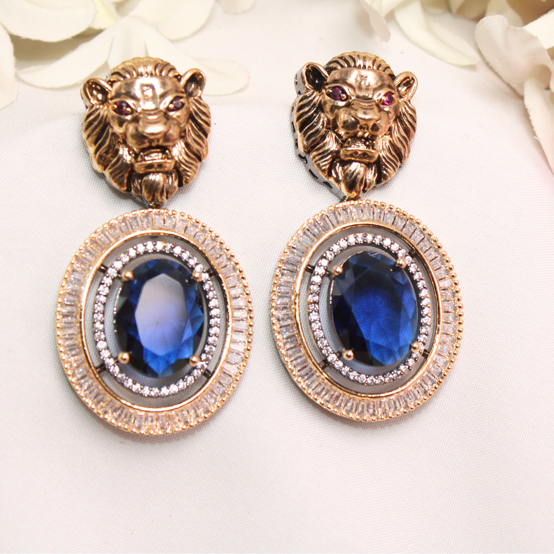 SABYASANCHI INSPIRED SINGLE STONE EARRING