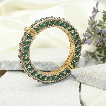 ZIRCON KADA GOLD PLATED-GREEN