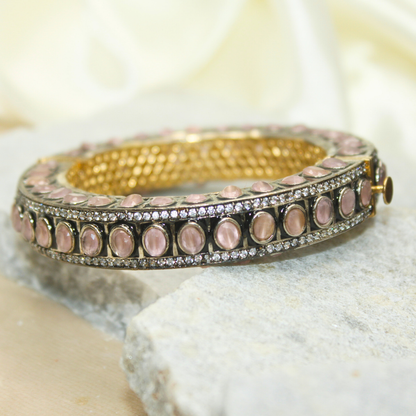 ZIRCON KADA GOLD PLATED-PEACH