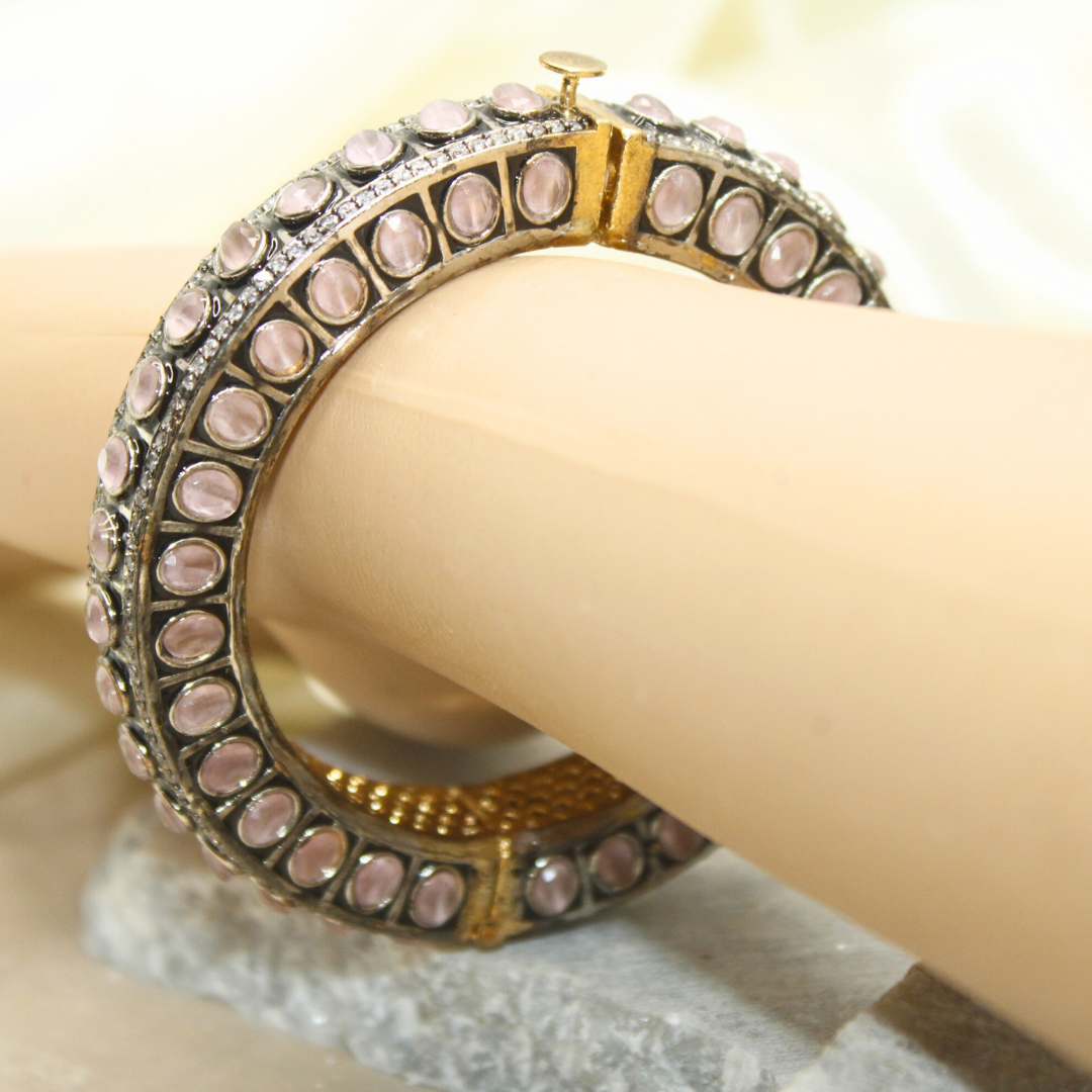 ZIRCON KADA GOLD PLATED-PEACH