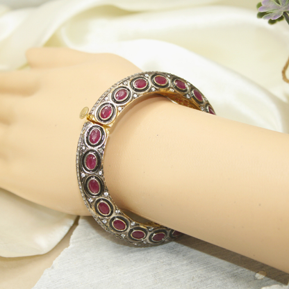 ZIRCON KADA GOLD PLATED-RED