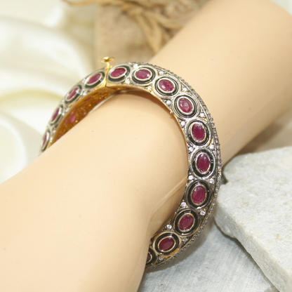 ZIRCON KADA GOLD PLATED-RED