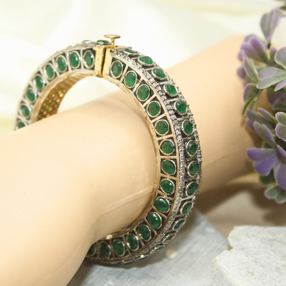 ZIRCON KADA GOLD PLATED-GREEN