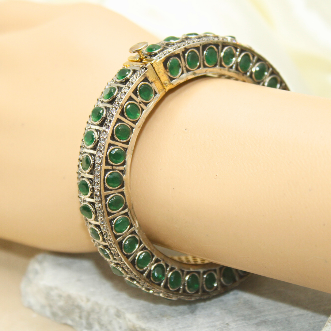 ZIRCON KADA GOLD PLATED-GREEN