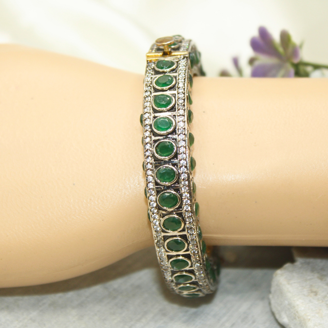 ZIRCON KADA GOLD PLATED-GREEN