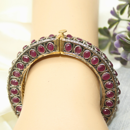 ZIRCON KADA GOLD PLATED-RED