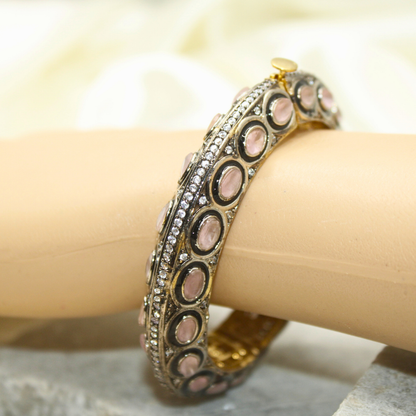 ZIRCON KADA GOLD PLATED-PEACH