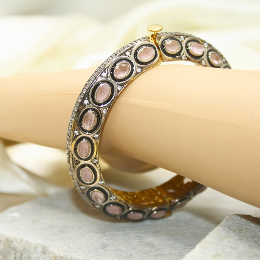 ZIRCON KADA GOLD PLATED-PEACH