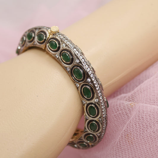 ZIRCON KADA GOLD PLATED-GREEN