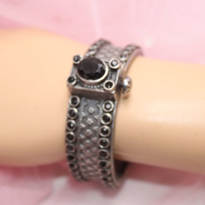 BOHO BIG STONE KADA-BLACK -kada