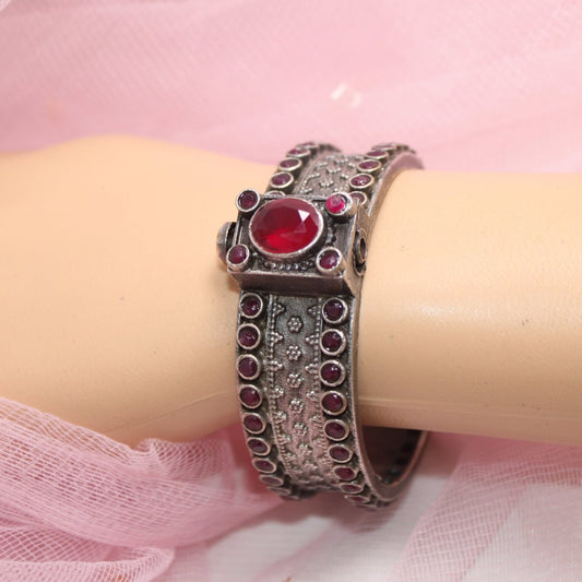 BOHO BIG STONE KADA-RED -kada