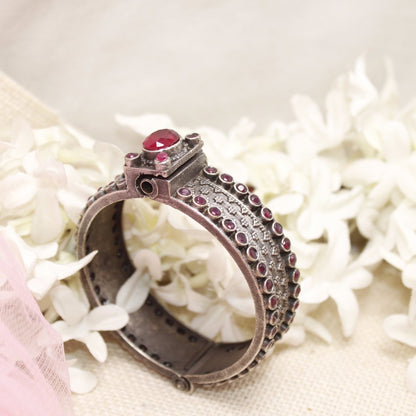 BOHO BIG STONE KADA-RED -kada