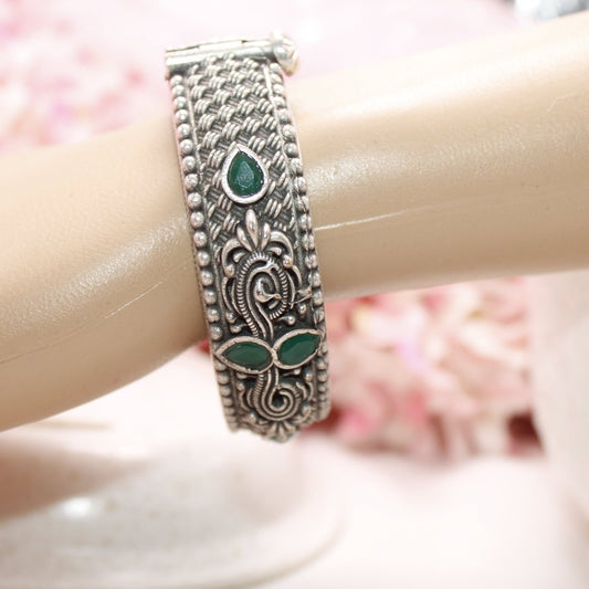 BOHO MAT WEAVE PATTERN KADA - GREEN - kada