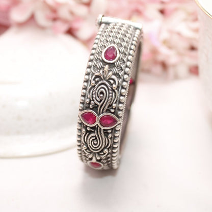 BOHO MAT WEAVE PATTERN KADA - RED - kada