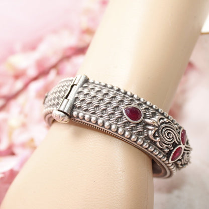 BOHO MAT WEAVE PATTERN KADA - RED - kada