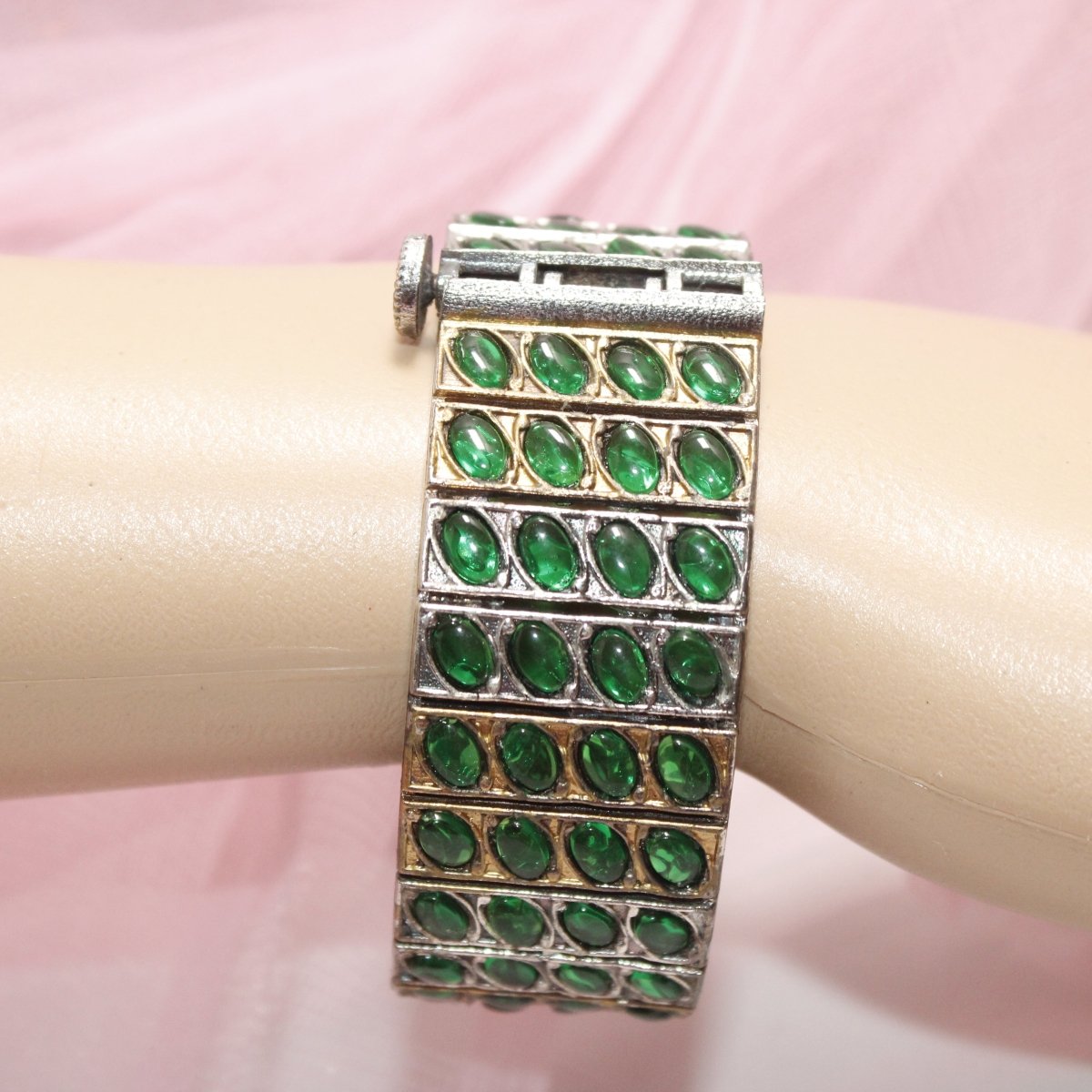 KALA DUAL - TONE MONALISA STONE KADA - GREEN - kada