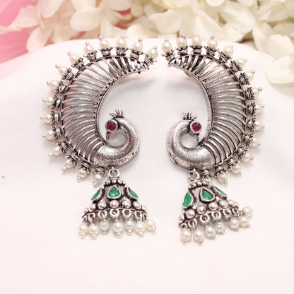 MOR KARNPHOOL EARRING -GREEN -EARRING