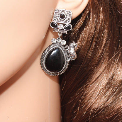 NANDI EARRING - BLACK - EARRING