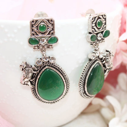 NANDI EARRING - GREEN - EARRING