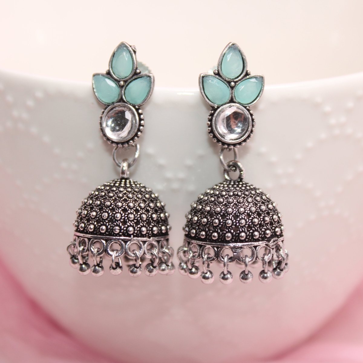 NAVRANG JHUMKI COMBO -Earrings