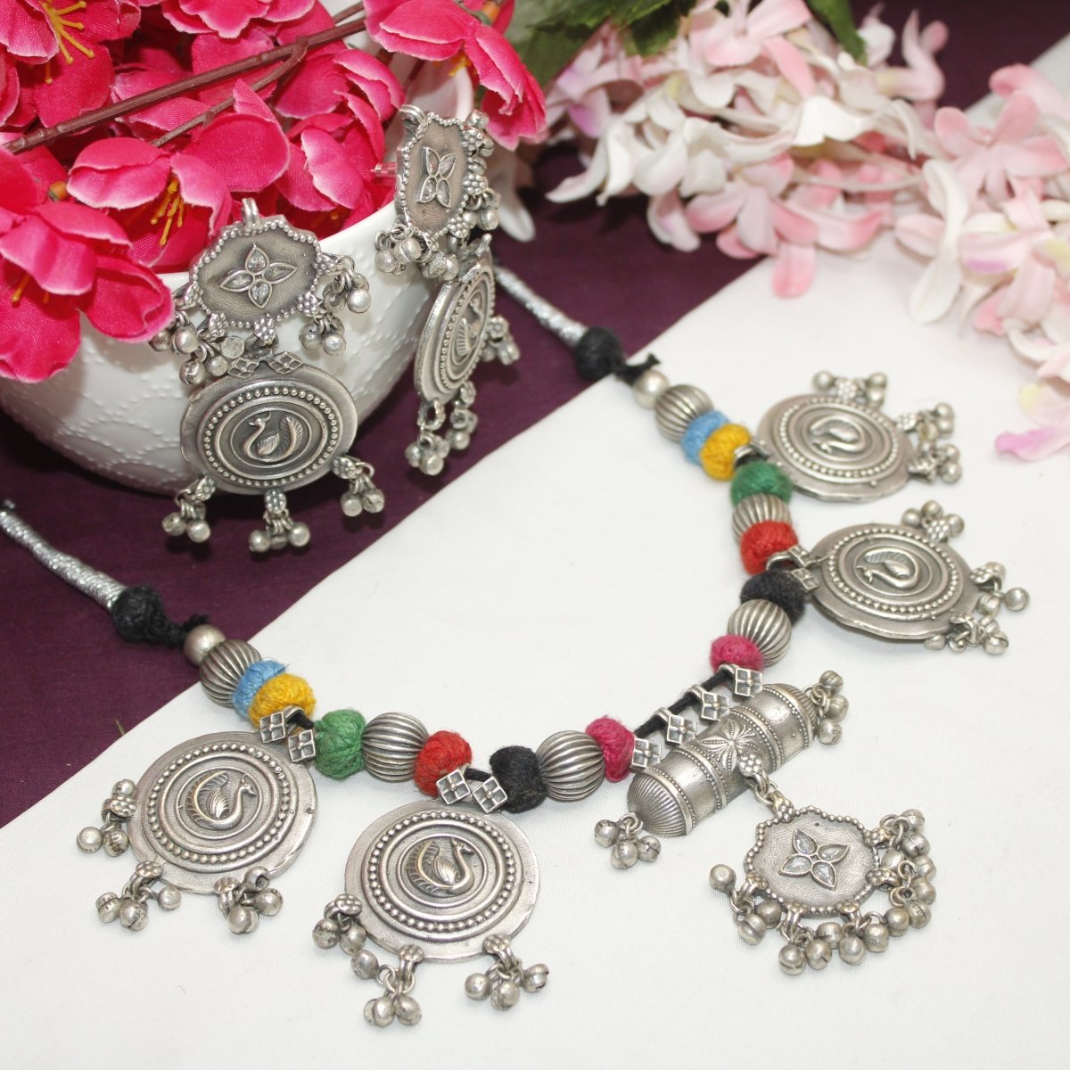 NAVRATRA SPECIAL - TRIBAL NECKLACE SET - Necklaces