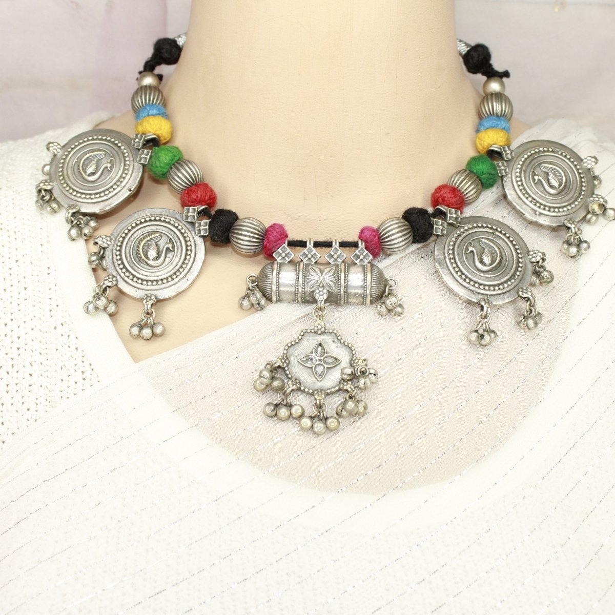 NAVRATRA SPECIAL - TRIBAL NECKLACE SET - Necklaces