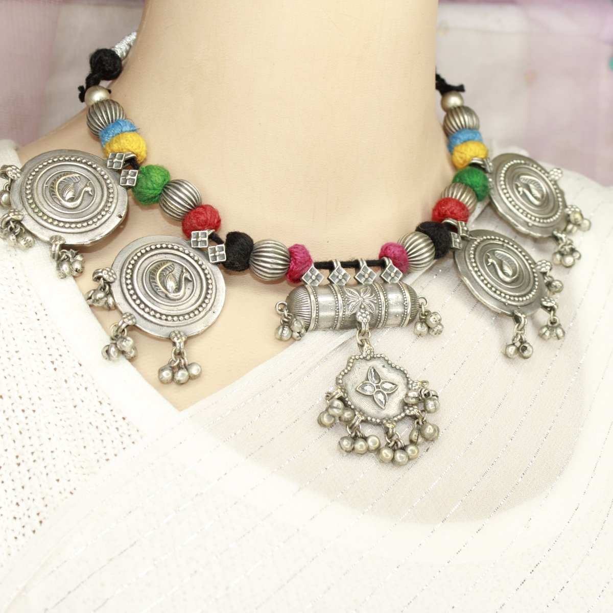 NAVRATRA SPECIAL - TRIBAL NECKLACE SET - Necklaces