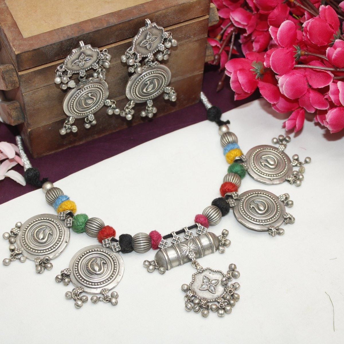 NAVRATRA SPECIAL - TRIBAL NECKLACE SET - Necklaces