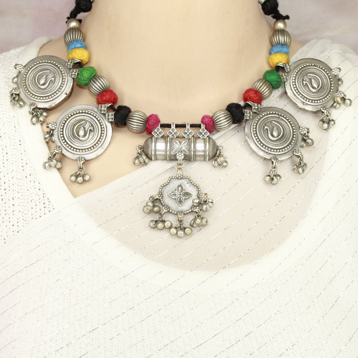 NAVRATRA SPECIAL - TRIBAL NECKLACE SET - Necklaces