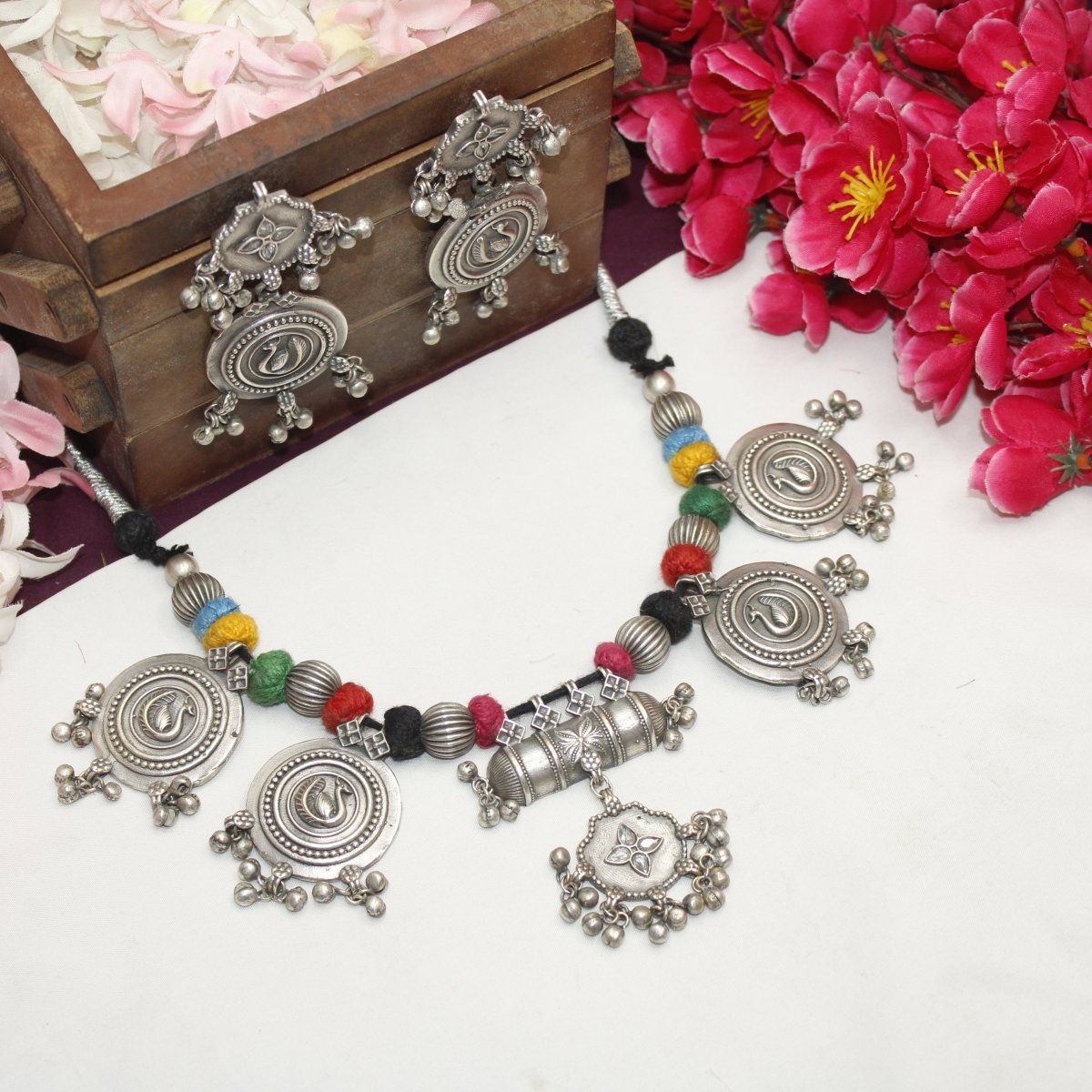 NAVRATRA SPECIAL - TRIBAL NECKLACE SET - Necklaces