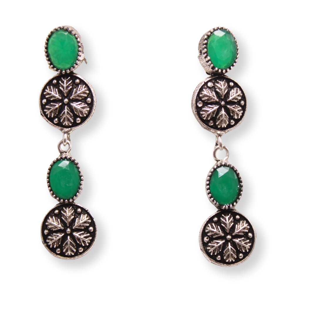 SHREYA SHREE NECKLACE SET-GREEN -Necklaces