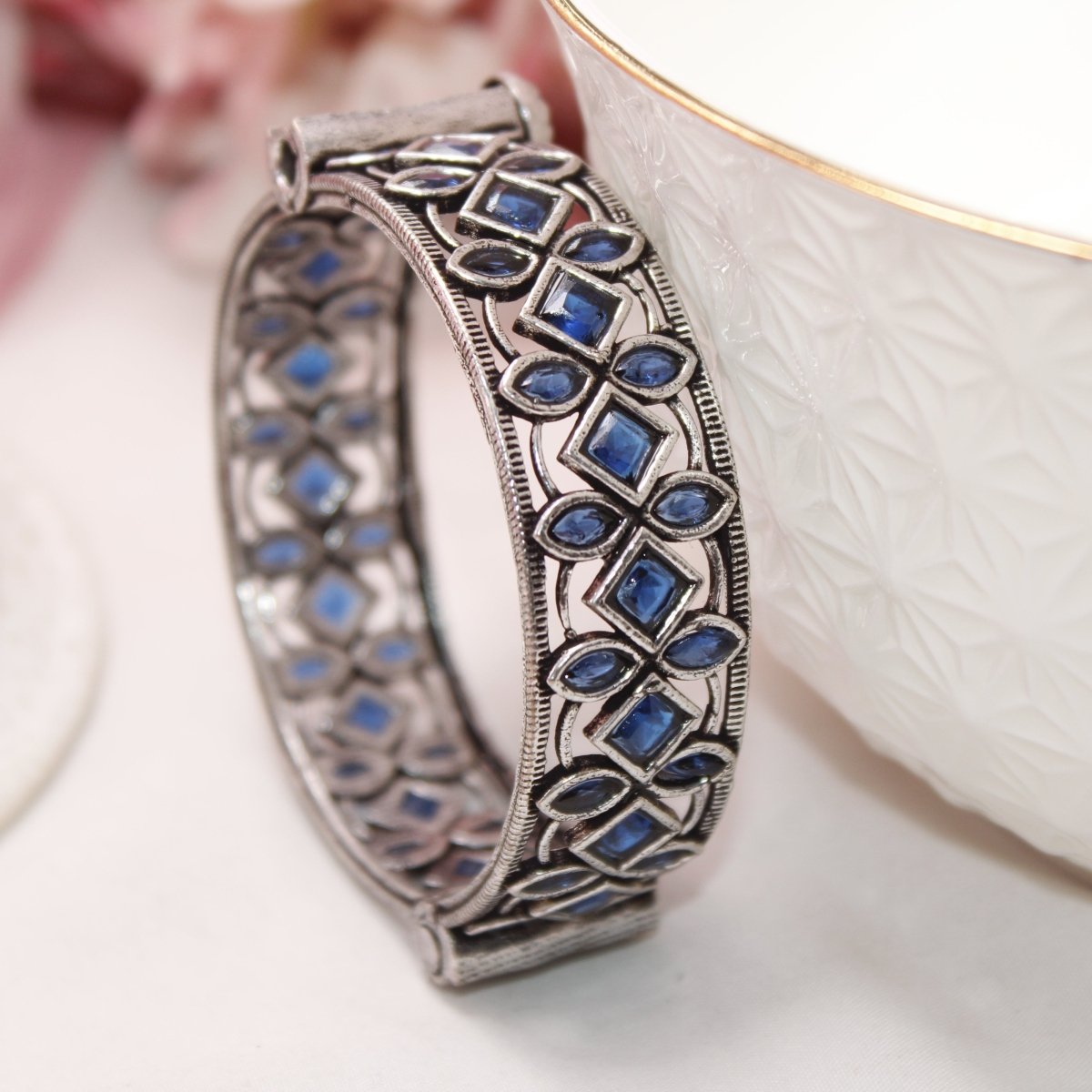 STONE CUTWORK KADA - BLUE - kada