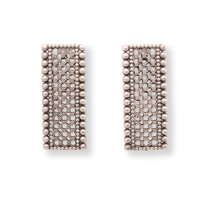 JAALI STUD-SILVER -EARRING