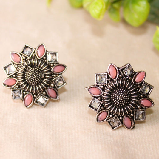 STAR STUDS-PEACH -Earrings