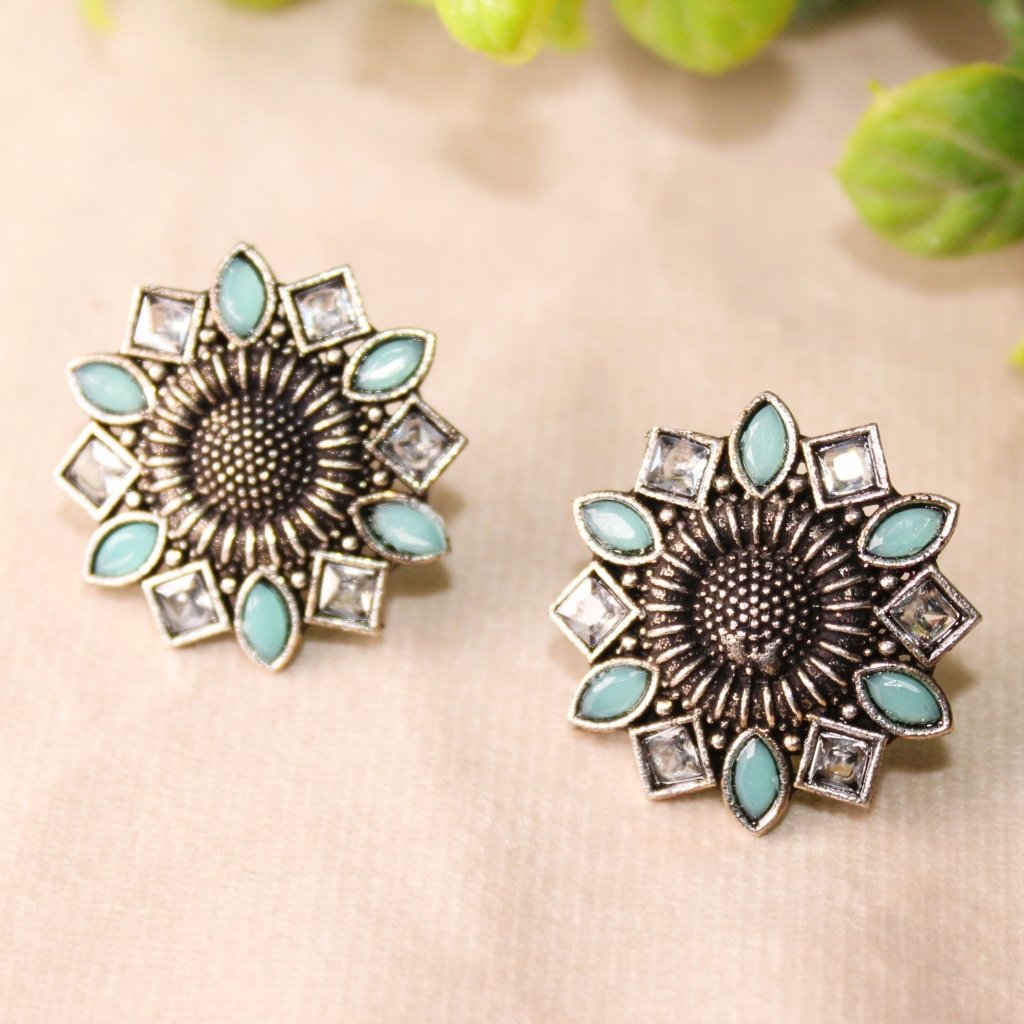 STAR STUDS-SKY BLUE -Earrings