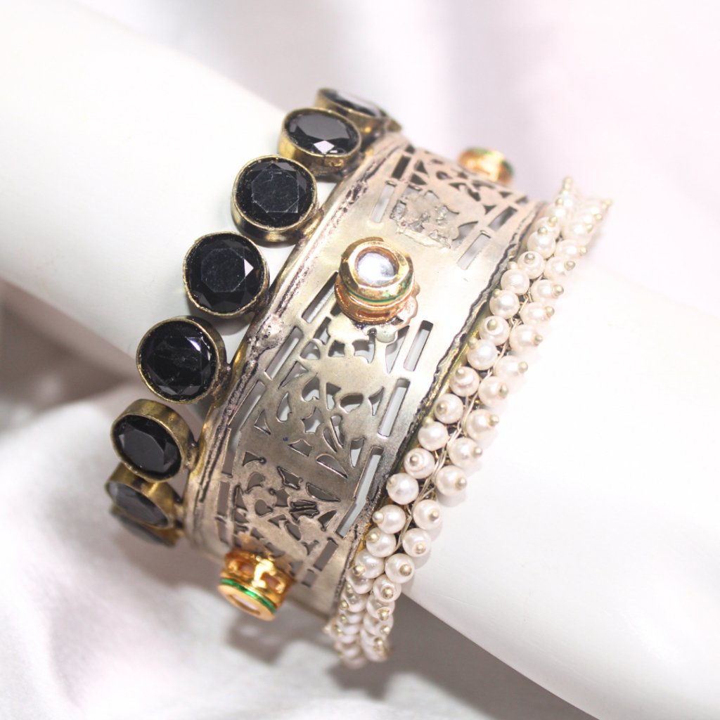 ROYAL RAJPUTANA BRACELET-BLACK -Bracelets