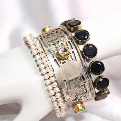 ROYAL RAJPUTANA BRACELET-BLACK -Bracelets